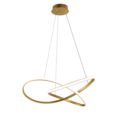 LED PENDANT LAMP 30W/2400LM SATIN GOLD 3000K 175-265V