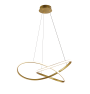 LED PENDANT LAMP 30W/2400LM SATIN GOLD 3000K 175-265V