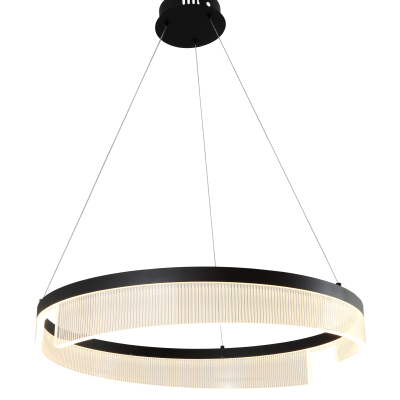 LED PENDANT LAMP 23W/1840LM SAND BLACK 3000K 175-265V