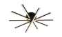 LED CEILING LAMP 50W/4000LM BLACK 3000K 175-265V