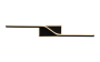 LED CEILING/WALL LAMP 9W/720LM SAND BLACK 3000K 175-265V