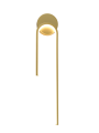 LED CEILING/WALL LAMP 10W/800LM SATIN GOLD 3000K 175-265V