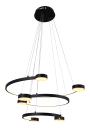 LED PENDANT LAMP 40W/3200LM BLACK 3000K 175-265V