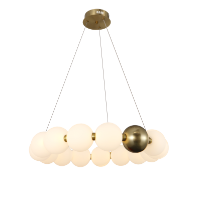 LED PENDANT LAMP 27W/2160LM COPPER+WHITE 3000K 175-265V