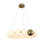 LED PENDANT LAMP 27W/2160LM COPPER+WHITE 3000K 175-265V