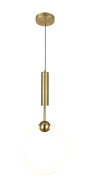LED PENDANT LAMP 11W/880LM COPPER 3000K 175-265V