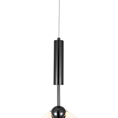 LED PENDANT LAMP 10W/800LM BLACK 3000K 175-265V