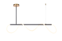LED PENDANT LAMP 36W/2880LM BLACK 3000K 175-265V