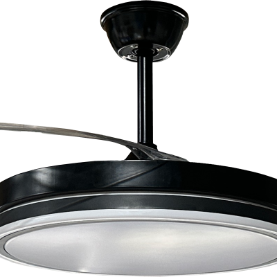 LED FAN CEILING 36W/3CCT 2880LM 100-240V BLACK – REMOTE CONTROL