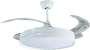 LED FAN CEILING 36W/3CCT 2880LM 100-240V WHITE - REMOTE CONTROL