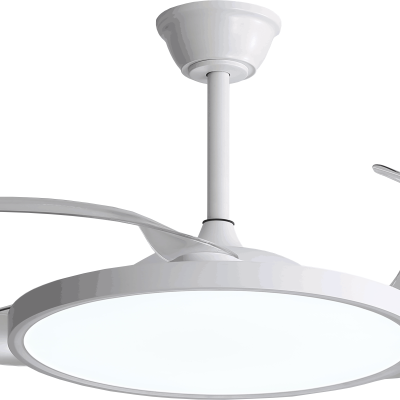 LED FAN CEILING 36W/3CCT 2880LM 100-240V WHITE SLIM – REMOTE CONTROL