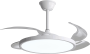 LED FAN CEILING 36W/3CCT 2880LM 100-240V WHITE SLIM - REMOTE CONTROL