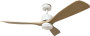 LED FAN CEILING 18W/3CCT 1440LM 100-240V WHITE+WOOD - REMOTE CONTROL
