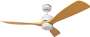 LED FAN CEILING 18W/3CCT 1440LM 100-240V WHITE+WOOD - REMOTE CONTROL