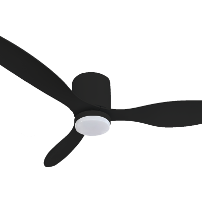 LED FAN CEILING 18W/3CCT 1440LM 100-240V BLACK – REMOTE CONTROL