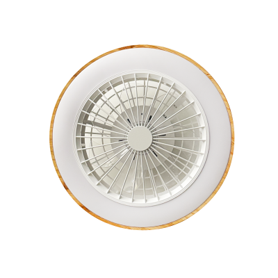 LED FAN CEILING 36W/3CCT 2880LM 220-240V WHITE+WOOD – REMOTE CONTROL