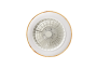 LED FAN CEILING 36W/3CCT 2880LM 220-240V WHITE+WOOD - REMOTE CONTROL
