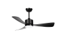 LED FAN CEILING 18W/3CCT 1440LM 220-240V BLACK - REMOTE CONTROL