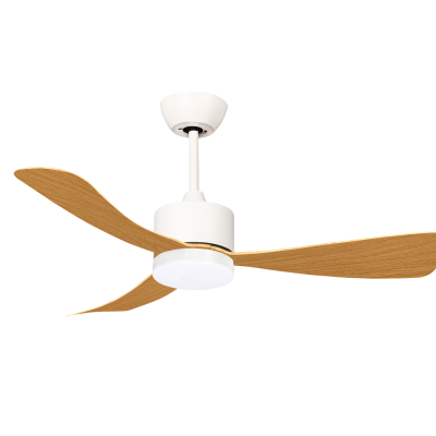 LED FAN CEILING 18W/3CCT 1440LM 220-240V WHITE+WOOD – REMOTE CONTROL