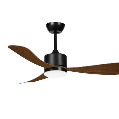 LED FAN CEILING 18W/3CCT 1440LM 220-240V BLACK+WOOD – REMOTE CONTROL