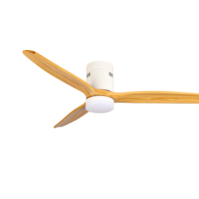 LED FAN CEILING 18W/3CCT 1440LM 220-240V WHITE+WOOD – REMOTE CONTROL