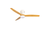 LED FAN CEILING 18W/3CCT 1440LM 220-240V WHITE+WOOD - REMOTE CONTROL