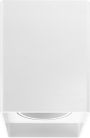 SPOTLIGHT FIXTURE SQUARE PLASTIC GU10-SOCKET WHITE IP20 MAX-10W