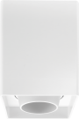 SPOTLIGHT FIXTURE SQUARE PLASTIC GU10-SOCKET BLACK IP20 MAX-10W