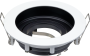 SPOTLIGHT FIXTURE ROUND ALUMINIUM WHITE/BLACK GU10-SOCKET IP20 MAX-35W