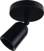 SPOTLIGHT FIXTURE PLASTIC BLACK GU10-SOCKET IP20 MAX-10W
