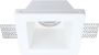 CEILING FITTING TRIMLESS RECESSED GYPSUM SQUARE 2*GU10-SOCKET MAX-35W