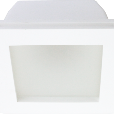 CEILING FITTING TRIMLESS RECESSED GYPSUM SQUARE FROSTED GU10-SOCKET MAX-10W
