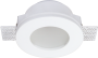 CEILING FITTING TRIMLESS RECESSED GYPSUM ROUND FROSTED GU10-SOCKET MAX-10W