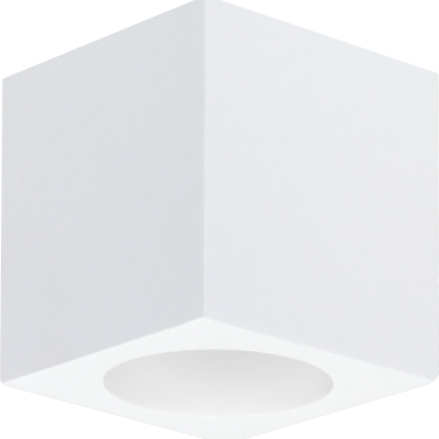 CEILING  LAMP SURFACE SQUARE GYPSUM GU10-SOCKET MAX-10W