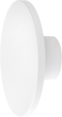 LED WALL LIGHT PLASTIC WHITE IP65 12W 3000K