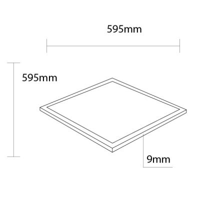 LED PANEL 60*60 29W/AC220-240V 135lm/W 3915LM 4500K – WITH DRIVER 6 PCS/BOX