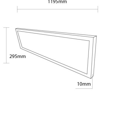 LED PANEL 60*60 36W/AC175-265V 3600LM PF>0.9 4500K – 6 PCS/BOX