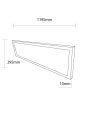 LED PANEL 30*120 36W/AC175-265V 3600LM PF>0.9 6000K - 6 PCS/BOX