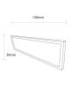 LED PANEL 30*120 36W/AC175-265V 3600LM PF>0.9 UGR<19 2700K - 6 PCS/BOX