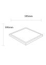 LED SPLICING FRAME PANEL LIGHT 60x60 48W 4800LM AC185-265V RA>80 6000K