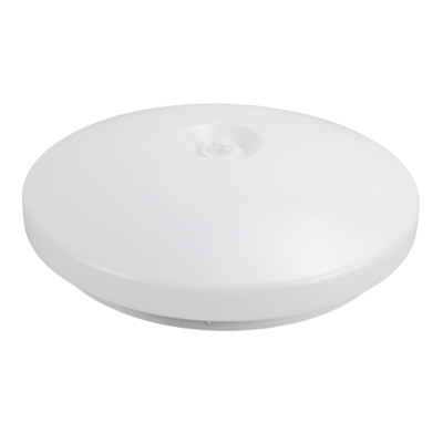 LED OUTDOOR CEILING LIGHT WHITE PIR-SENSOR 2*E27-SOCKET