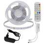 LED STRIP SET ADAPTER + BLUETOOTH MUSIC + REMOTE DC12V 5050 30 LEDS RGB IP