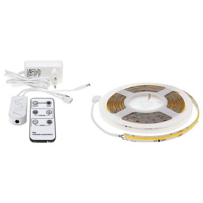 LED STRIP RUNNING WATER EFFECT COB 360LEDS/m 8W/M 4000K SET(ADAPTER+CONTROLLER) – 5m