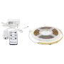 LED STRIP RUNNING WATER EFFECT COB 360LEDS/m 8W/M 4000K SET(ADAPTER+CONTROLLER) - 5m