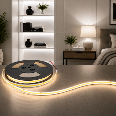 LED COB STRIP 48V/DC, 10MM 6W/M, RA>80 6000K IP20 – 25m/roll