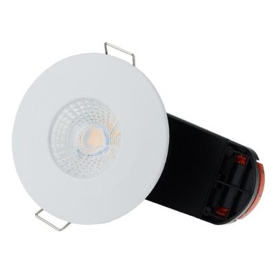 LED FIRE-RATED FIXTURE 6W 40° 570LM 3000K 200-240Vac, CRI>80, PF>0.9 IP