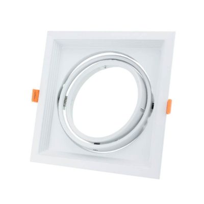 RECTANGULAR 1*RING ADJUSTABLE WHITE BODY 180*180*42mm