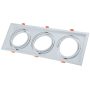 RECTANGULAR 1*RING ADJUSTABLE SILVER BODY 180*180*42mm