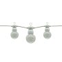WHITE OUTDOOR STRING LIGHT WITH BULBS 2700K 10PCS/G45 IP65 8M