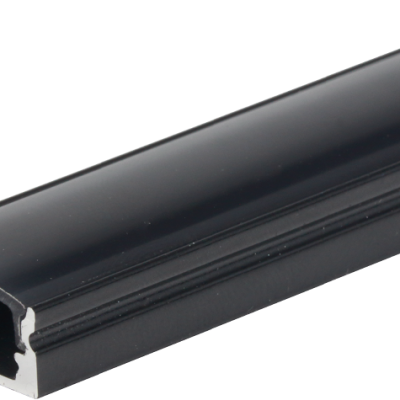 ALUMINIUM PROFILE FOR LED STRIP BLACK BODY/BLACK COVER L=2m